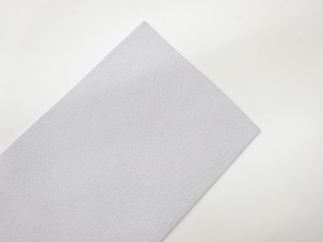  作家物　銀通し花・枝葉に文字模様織出し名古屋帯